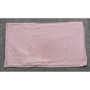 Primary Goods Rosewood French Linen King Sham Pink Luxury Coastal Bedding
